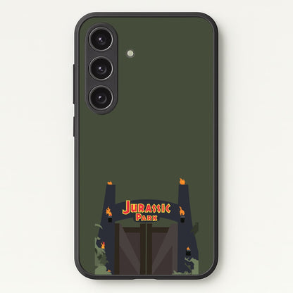 The gate - Dinosaur Park  - Jurassic Park Phone Case for Galaxy S24FE