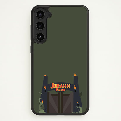 The gate - Dinosaur Park  - Jurassic Park Phone Case for Galaxy S23 Plus