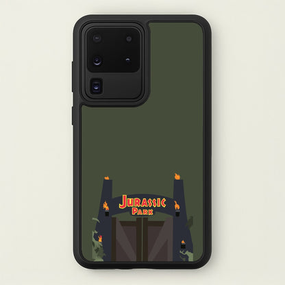 The gate - Dinosaur Park  - Jurassic Park Phone Case for Galaxy S20 Ultra