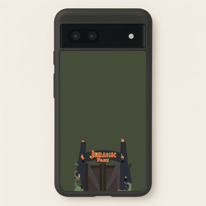 The gate - Dinosaur Park  - Jurassic Park Phone Case for Google Pixel 6a