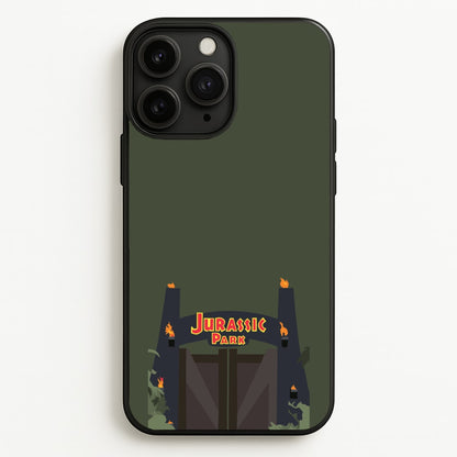 The gate - Dinosaur Park  - Jurassic Park Phone Case for iPhone 11 Pro Max