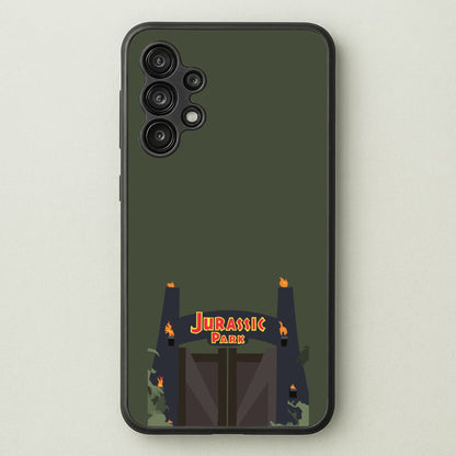 The gate - Dinosaur Park  - Jurassic Park Phone Case for Galaxy A13