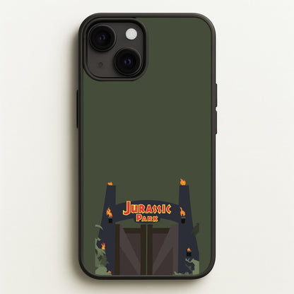 The gate - Dinosaur Park  - Jurassic Park Phone Case for iPhone 13 Mini
