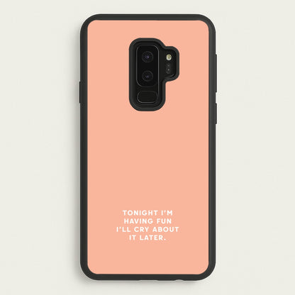 Having Fun - Katy Perry  - Katy Perry Phone Case for Galaxy S9 Plus