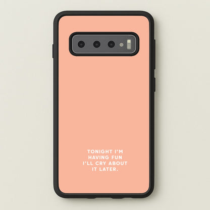 Having Fun - Katy Perry  - Katy Perry Phone Case for Galaxy S10 Plus