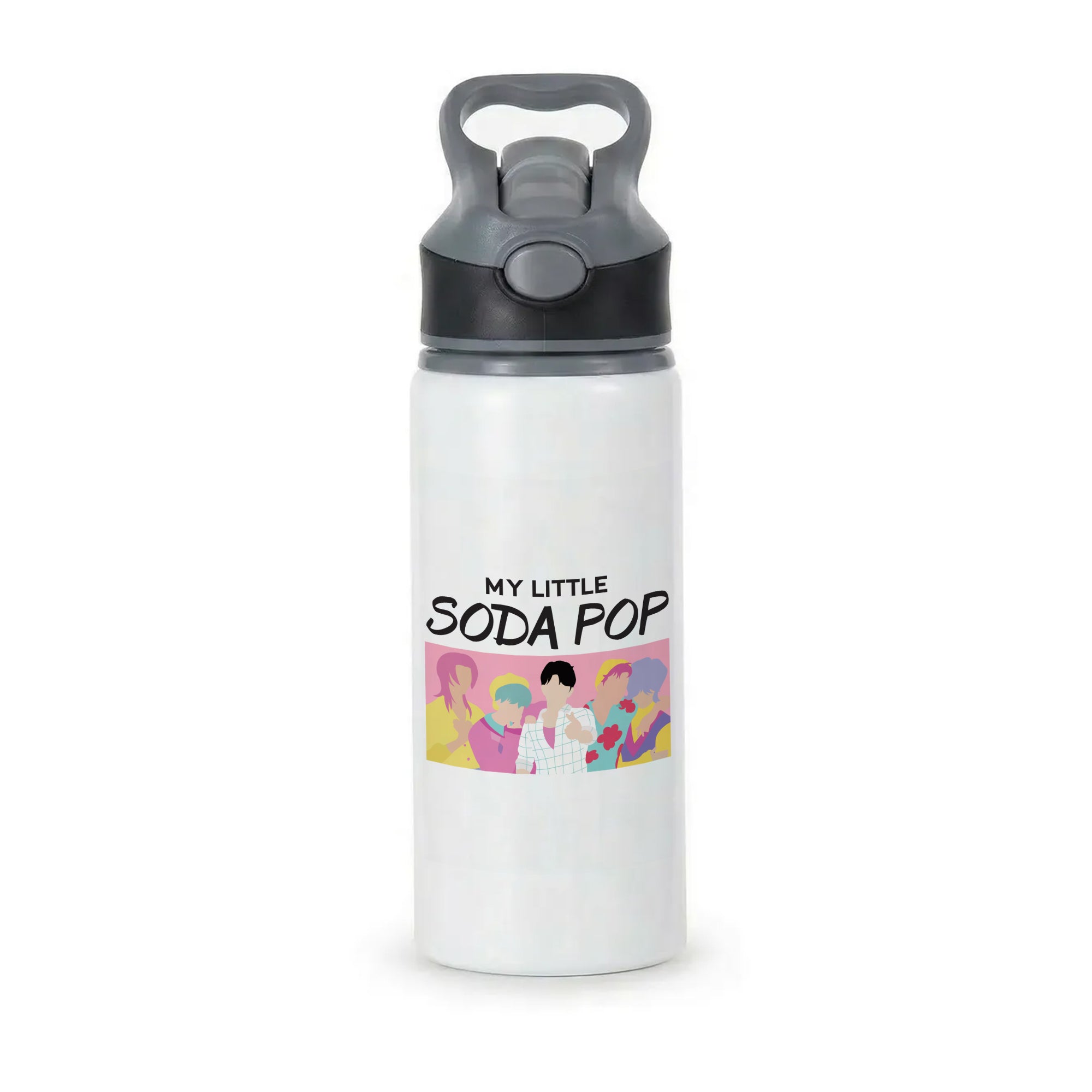 My Little Soda Active Water Bottle - Black