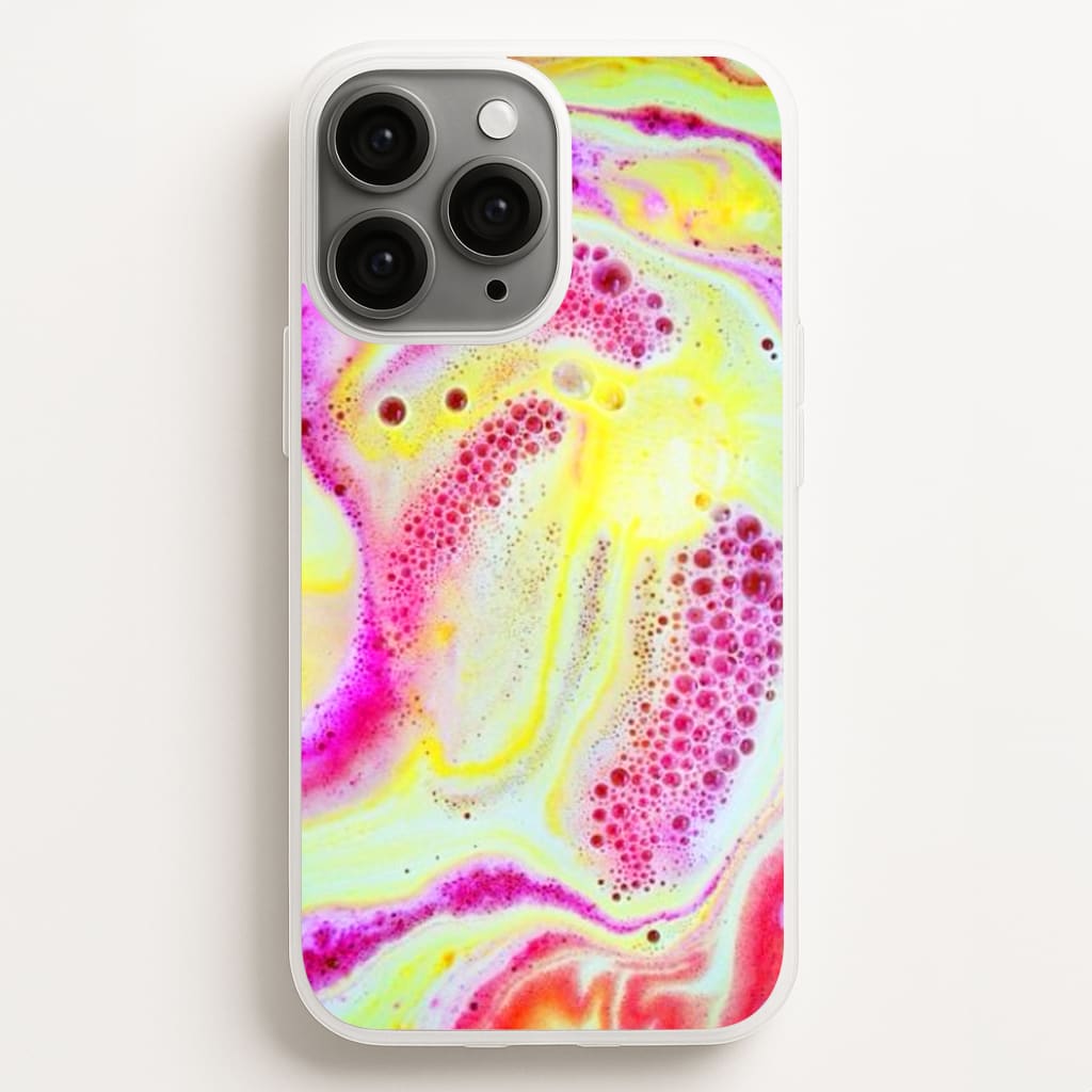 Super Colourful Bath Bomb Pattern  -  Phone Case for iPhone 16 Pro Max