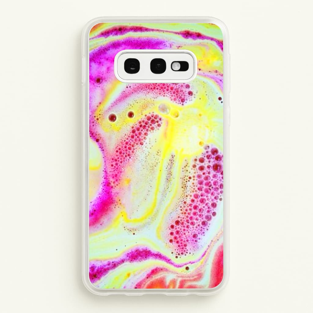 Super Colourful Bath Bomb Pattern  -  Phone Case for Galaxy S10e