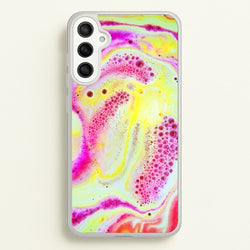 Super Colourful Bath Bomb Pattern  -  Phone Case for Galaxy A34