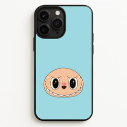 Cute Blue Monster Face  - Plushy Phone Case for iPhone 11 Pro Max