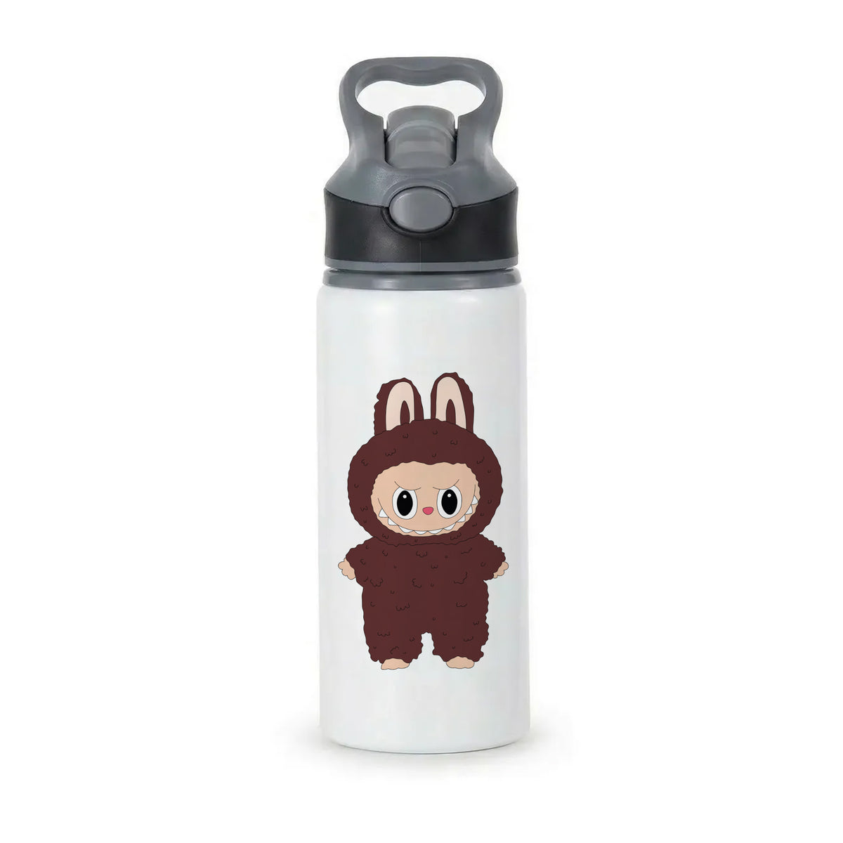 Cute Brown Monster Active Water Bottle
