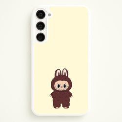 Cute Brown Monster  - Plushy Phone Case for Galaxy S23 Plus