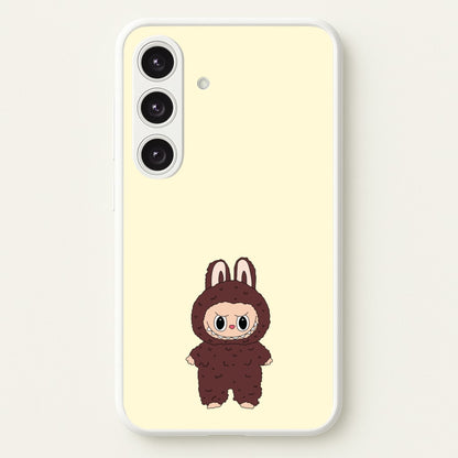 Cute Brown Monster  - Plushy Phone Case for Galaxy S24FE