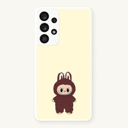 Cute Brown Monster  - Plushy Phone Case for Galaxy A53