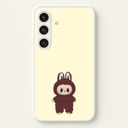 Cute Brown Monster  - Plushy Phone Case for Galaxy S24 Plus