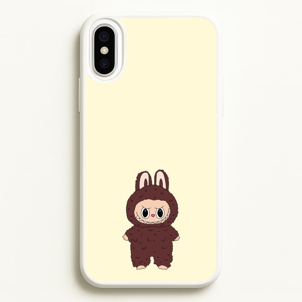 Cute Brown Monster  - Plushy Phone Case for iPhone XS Max