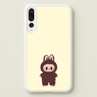Cute Brown Monster  - Plushy Phone Case for Huawei P20 Pro
