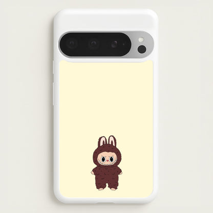 Cute Brown Monster  - Plushy Phone Case for Google Pixel 9 Pro XL