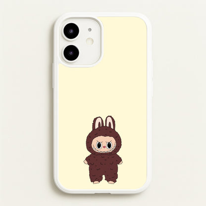 Cute Brown Monster  - Plushy Phone Case for iPhone 12 Mini
