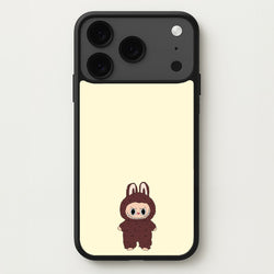 Cute Brown Monster Phone Case for iPhone 17 Pro Max