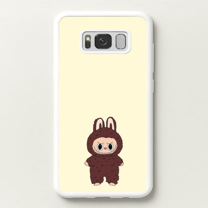 Cute Brown Monster  - Plushy Phone Case for Galaxy S8