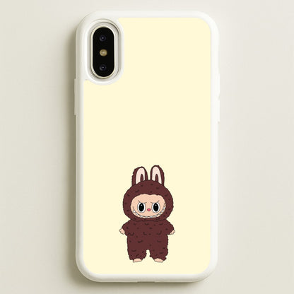 Cute Brown Monster  - Plushy Phone Case for iPhone X / XS