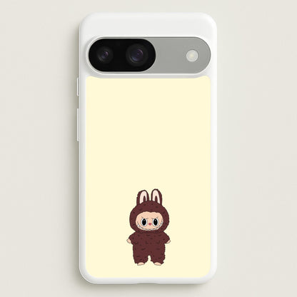 Cute Brown Monster  - Plushy Phone Case for Google Pixel 9 / 9 Pro