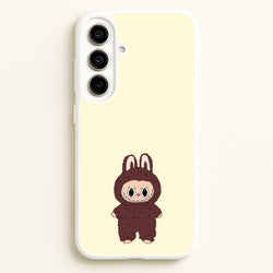 Cute Brown Monster  - Plushy Phone Case for Galaxy A56