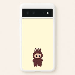 Cute Brown Monster  - Plushy Phone Case for Google Pixel 6