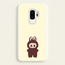Cute Brown Monster  - Plushy Phone Case for Galaxy S9 Plus