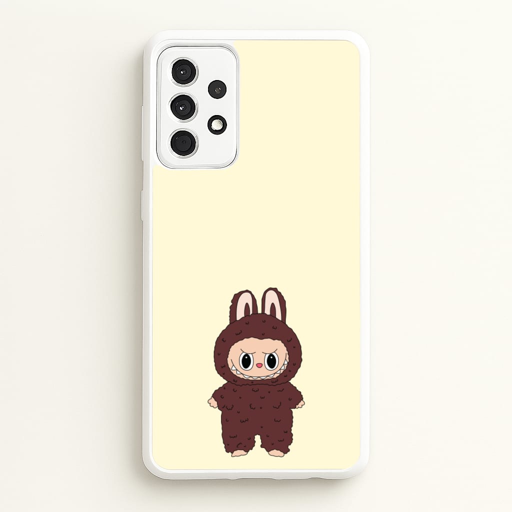 Cute Brown Monster  - Plushy Phone Case for Galaxy A52 / A52s
