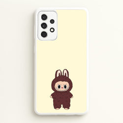 Cute Brown Monster  - Plushy Phone Case for Galaxy A52 / A52s