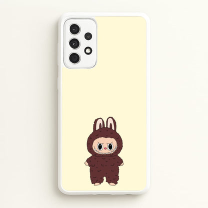 Cute Brown Monster  - Plushy Phone Case for Galaxy A52 / A52s