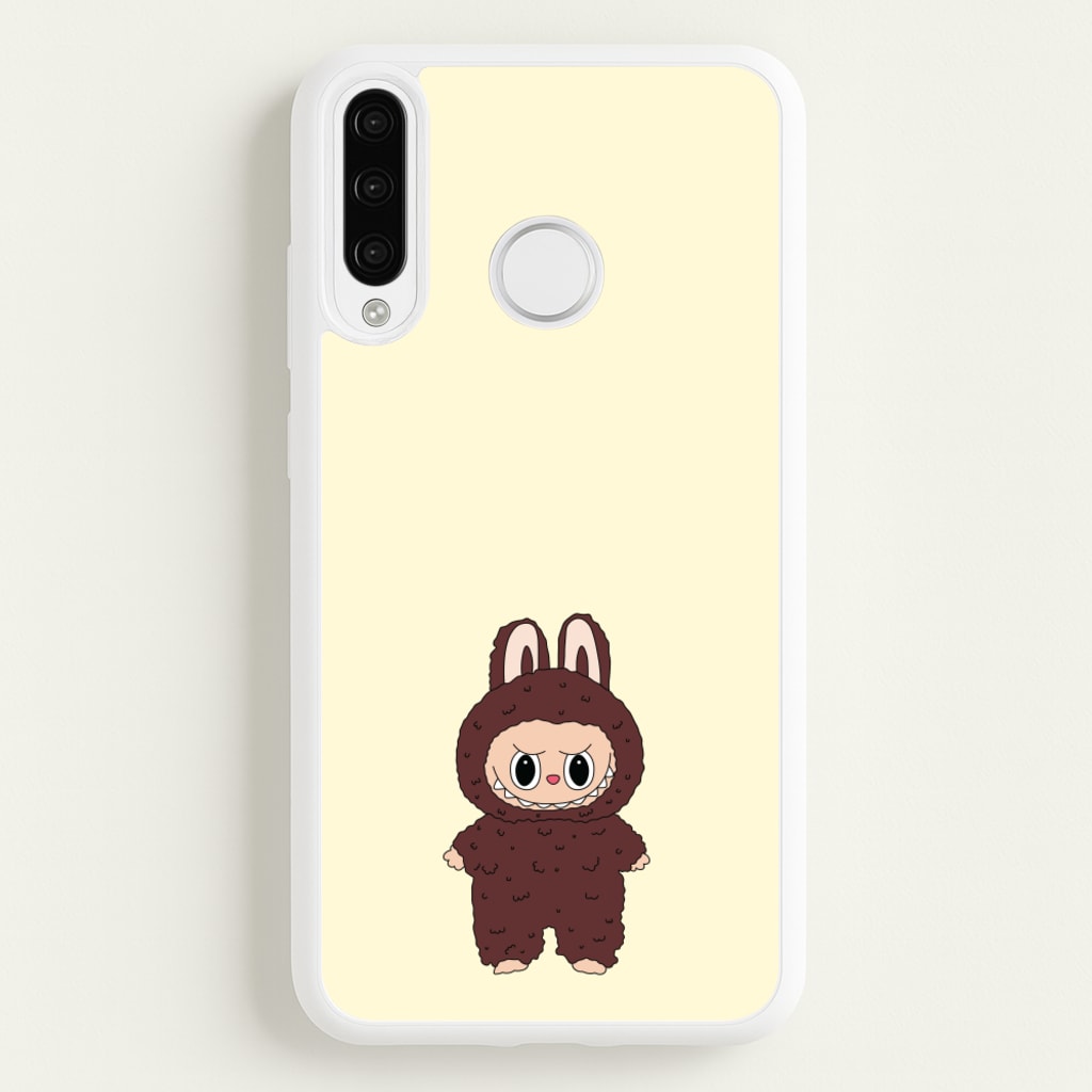Cute Brown Monster  - Plushy Phone Case for Huawei P30 Lite