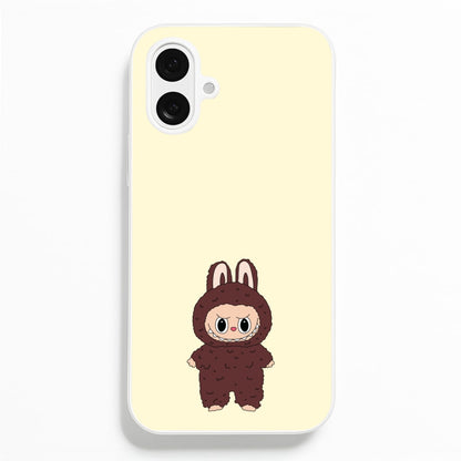 Cute Brown Monster  - Plushy Phone Case for iPhone 16 Plus