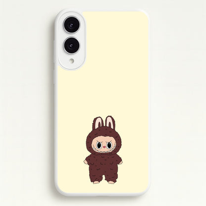 Cute Brown Monster  - Plushy Phone Case for Galaxy S25 Edge