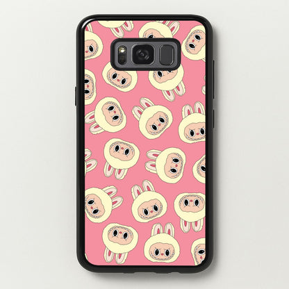 Cute Cream Monster Face Pattern  - Plushy Phone Case for Galaxy S8 Plus