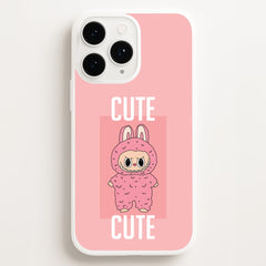 Cute Pink Monster Phone Case