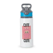 Cute Pink Monster Active Water Bottle 2