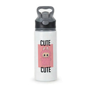 Cute Pink Monster Active Water Bottle 1