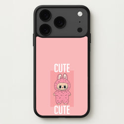 Cute Pink Monster Phone Case for iPhone 17 Pro Max