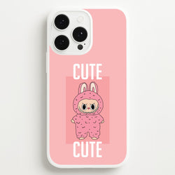 Cute Pink Monster  - Plushy Phone Case for iPhone 13 Pro Max