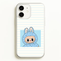 Cute Blue Notebook Monster  - Plushy Phone Case for iPhone 11