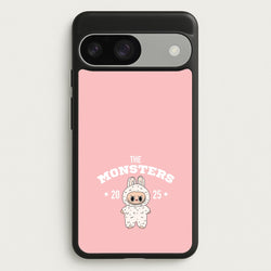 Cute Monster 2025 Pink  - Plushy Phone Case for Google Pixel 9 / 9 Pro