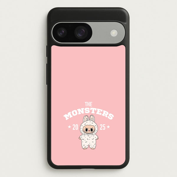 Cute Monster 2025 Pink  - Plushy Phone Case for Google Pixel 9 / 9 Pro