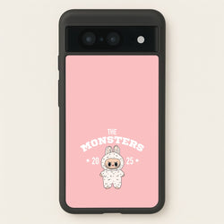 Cute Monster 2025 Pink  - Plushy Phone Case for Google Pixel 8