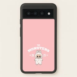 Cute Monster 2025 Pink  - Plushy Phone Case for Google Pixel 7 Pro