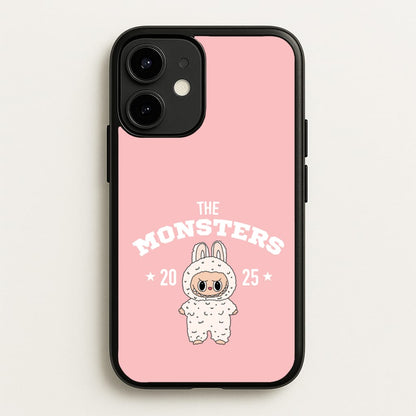 Cute Monster 2025 Pink  - Plushy Phone Case for iPhone 12 / 12 Pro
