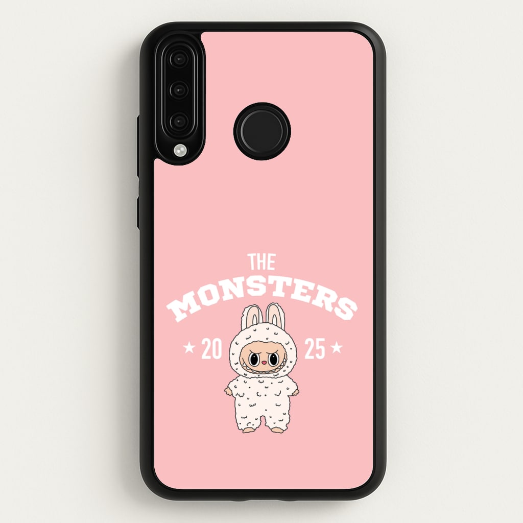 Cute Monster 2025 Pink  - Plushy Phone Case for Huawei P30 Lite