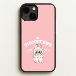 Cute Monster 2025 Pink  - Plushy Phone Case for iPhone 13